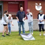 Corn Hole at a very competitive work event