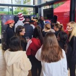 Photo Booth Being Enjoyed At A Freshers Event