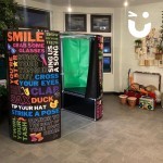 Photo Booth Set Up Ready For A Fun Day In The Office