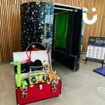 Photo Booth Set Up Ready For A Fun Event