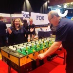 Party Table Football Hire At a Networking Event