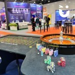 Branded Casino Table At An Exhibition