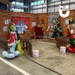 Meet and Greet Christmas Grotto set up in a warehouse to raise money