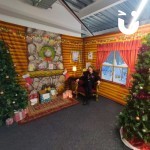 Meet and Greet Grotto set up ready for Santa!