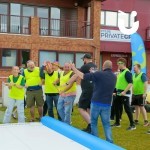 Curling Lane Hire at a fun team building event