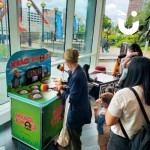 Whack a Mole Hire at a corporate office event being used by staff and their families