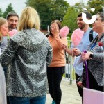 Group of people enjoying Candy Floss