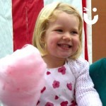 Young Girl enjoying Candy Floss