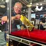 Gold Bar Challenge At An Exhibition