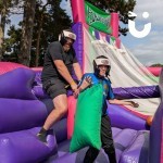 Pole Joust after young boy has been defeated