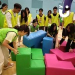 Puzzle Cube at a University Team Building Event