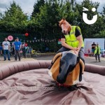 Rodeo Bull Hire at corporate Summer office party