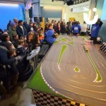 Scalextric Hire at a community event in a shopping centre for half term fun