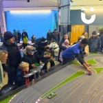 Scalextric Hire at a community event in a shopping centre