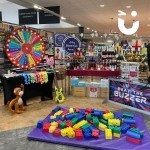 Spin the Wheel at a supermarket promotional event