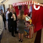 Tin Can Alley Stall With Prizes At A Black Tie Dinner