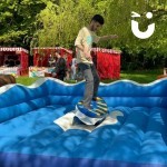Surf Simulator Hire at a corporate family fun day
