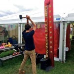 Test Of Strength Hire At A Fun Day For Adults