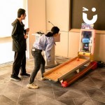 Virtual Bowling At An Office Wellness Day