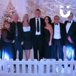 Winter Wonderland themed Photo Area for a black tie event