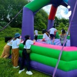 Wrecking Ball at an outdoor Student fun day