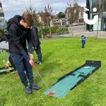 Putting Golf at College Family Fun Day Hire