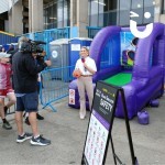 Rugby Inflatable Pod for filming