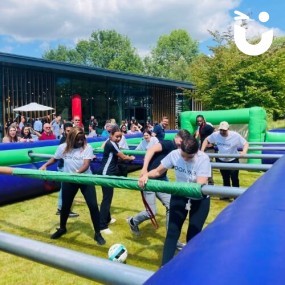 Human Table Football Inflatable Hire